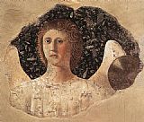 Piero Della Francesca Canvas Paintings - Head of an Angel